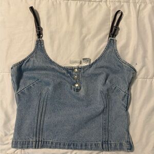 Vintage! Jeanology corset style crop top